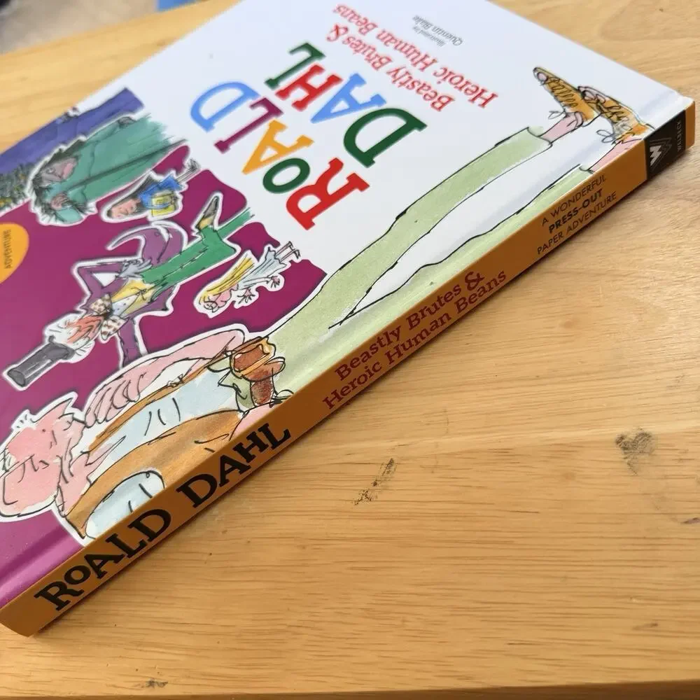 Roald Dahls Beastly Brutes and Heroic Human Beans Press Out Paper Adventure Book
